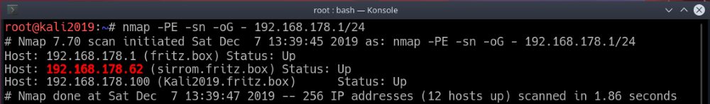 Connect the Dots - IP Scan