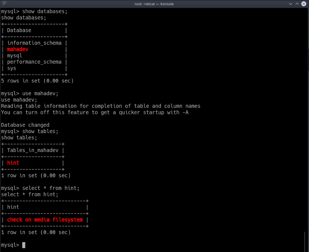 Rudra MySQL