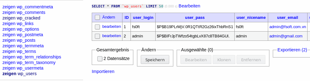 FSoft Challege DB User v2
