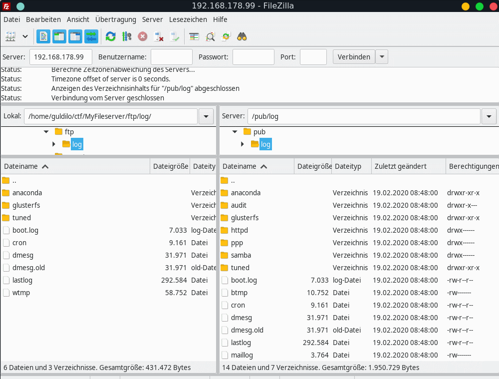 My File Server - FTP Files